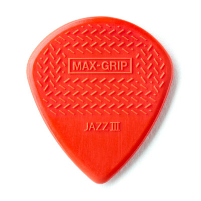 Медіатор Jim Dunlop Max-Grip Jazz III Nylon Pick 6 шт. (471P3N) Вінниця - фото 1