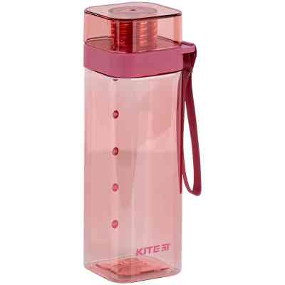 Поильник-непроливайка Kite квадратная, 550 мл, розовая (K24-1209-3) Винница