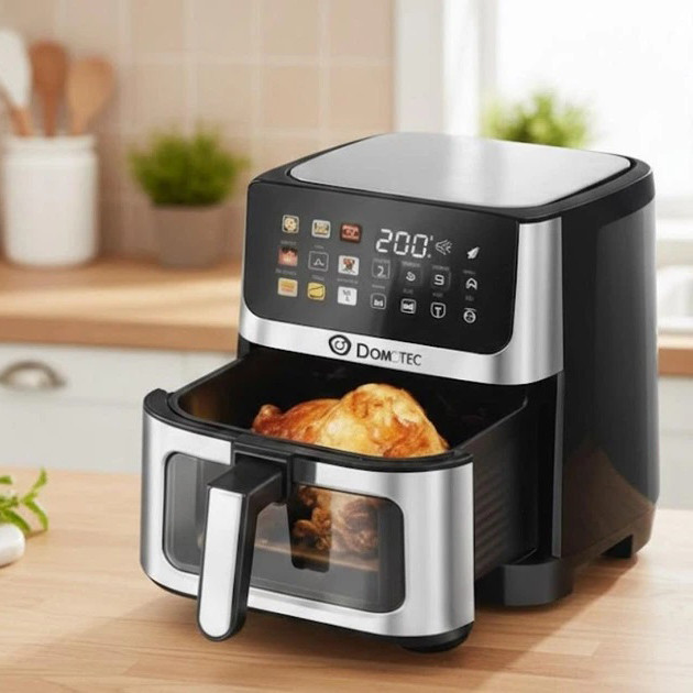 Аерофритюрка Domotec Air Fryer MS-3224 сенсорне управління 12л 4500Вт VG-98 Львів - фото 1
