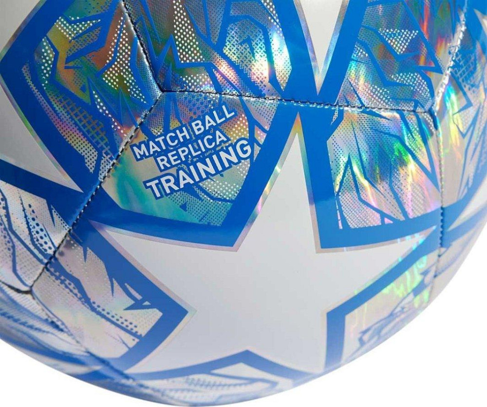 Мяч футбольный Adidas UCL Training IN9326 размер 5, бело-серый Киев - изображение 4