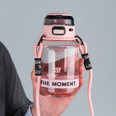 Поильник-непроливайка Kite 700 мл, рожево-сіра (K25-1218-3) Винница - изображение 5