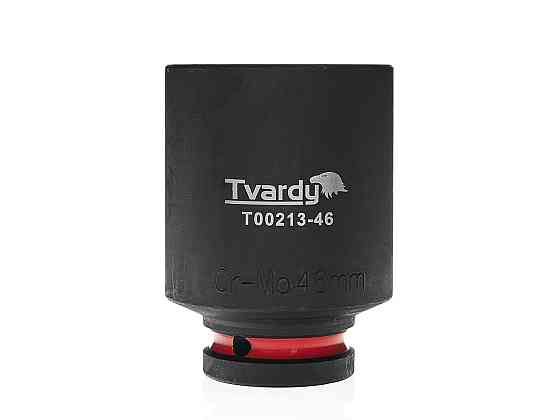 Головка ударна "Tvardy" з хром-молібденової сталі (Cr-Mo)  3/4"  6-гранна довга 46 мм Київ