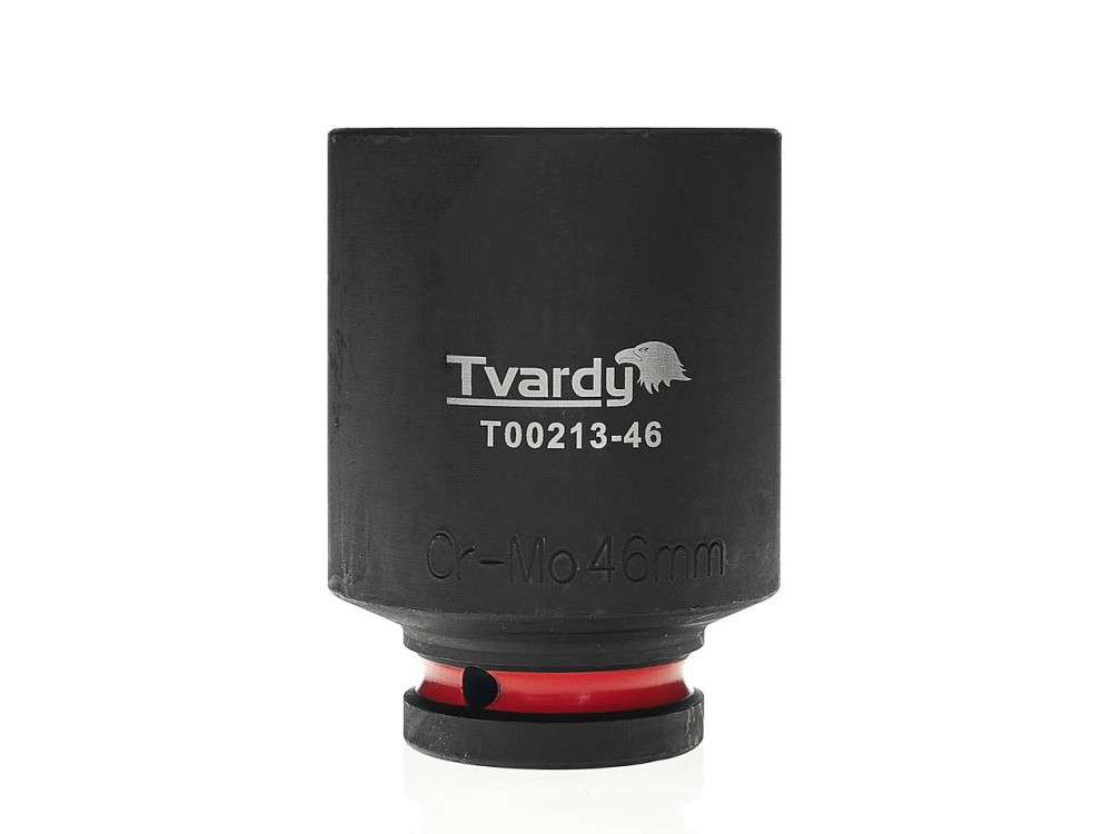 Головка ударна "Tvardy" з хром-молібденової сталі (Cr-Mo)  3/4"  6-гранна довга 46 мм Киев - изображение 1