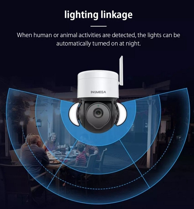 Камера IP 5/3mp PTZ Tuya Smart life прожектор,видеонаблюдения! Харьков - изображение 7