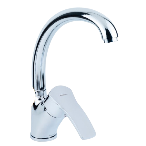 Змішувач ML d40мм для кухні гусак вухо на гайці латунний шток Aquatica Житомир - изображение 1