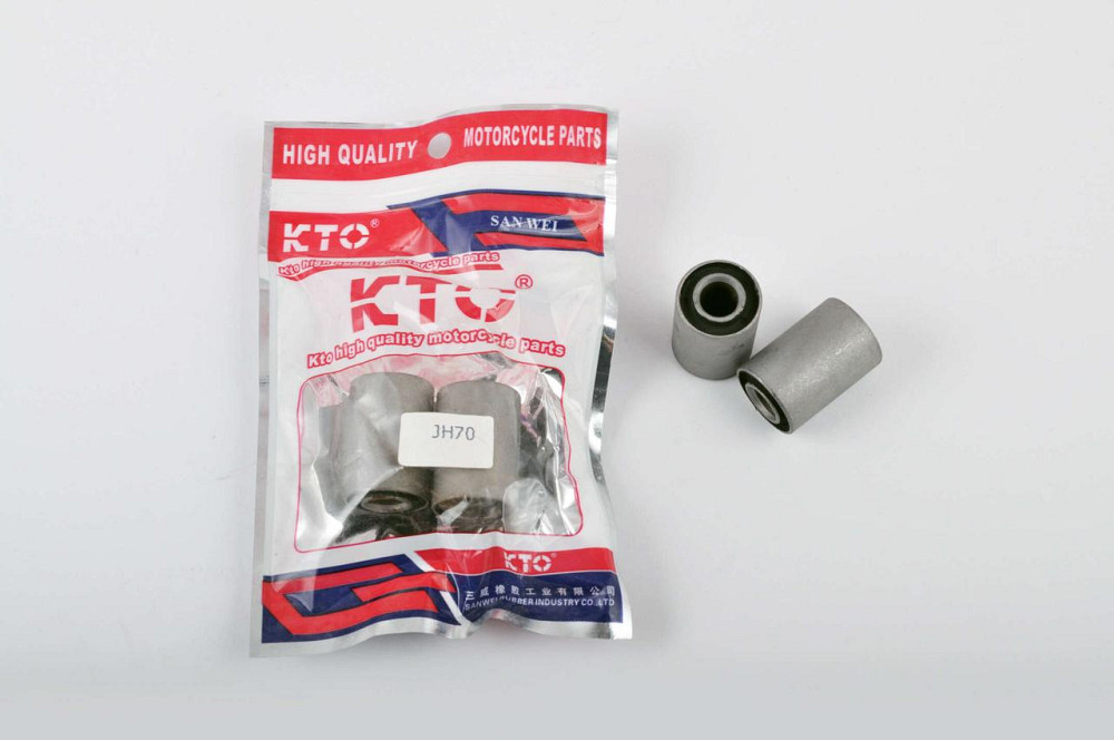 Сайлентблоки (пара) 23*33/35*10 (D*L*d) (маятник мопед Дельта) Мукачево - изображение 1