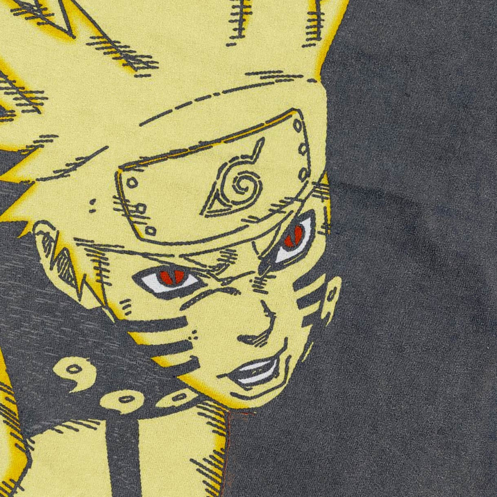 Футболка мужская с принтом аниме Наруто Узумаки Сикс Патхс оверсайз (S/M/L) Черний Днепр - изображение 9