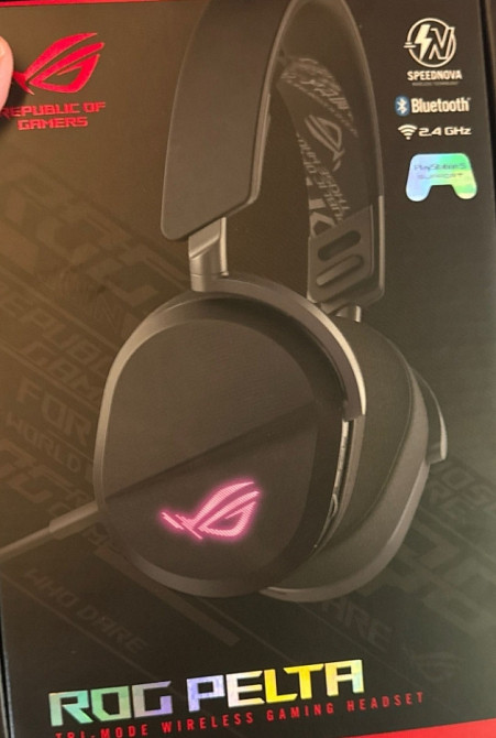 Asus rog pelta игровая гарнитура,наушники блютуз. Киев - изображение 1