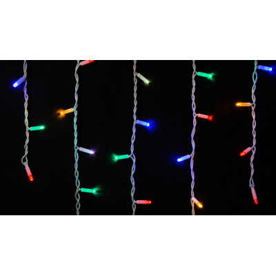 Гірлянда Delux ICICLE flash 75LED 2 х 0.7 м мульти/білий IP44 EN (90012956) Вінниця - фото 1