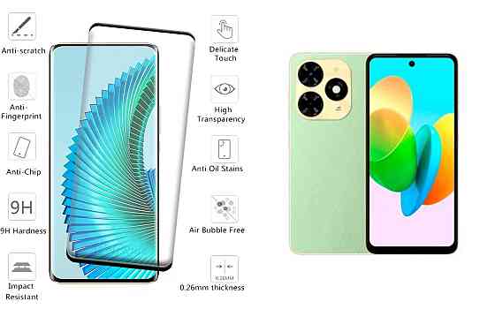 Захисне скло HyperGlass Pro для Tecno Spark 20, Spark 20c, Spark 20 Pro, Spark 20 Pro+ – максимальна чутливість та захист Київ