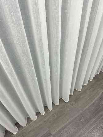 Тюль преміум льон фактурний “Costa” колір молочний 1961т Київ