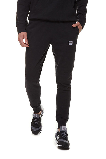 Мужские зауженные трикотажные брюки под манжет Adidas, оригинал Киев - изображение 3