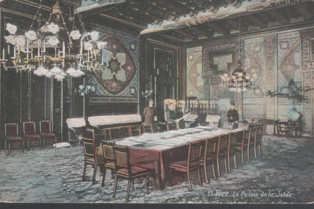 Почтовая карточка. Франция.Le PALAIS de la jeteb2 Полтава - изображение 1