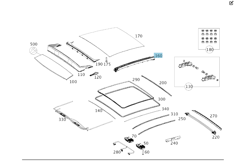 Mercedes-Benz  A2927800600 Механізм зсувного люка з тросиком лівий GLE Coupe C292 Одеса - фото 2