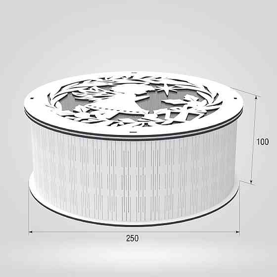 Подарункова коробка EKOSTAR d250 h100 Київ
