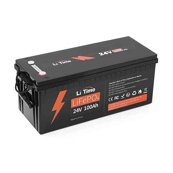Акумуляторна батарея Li-TIME LiFePO4  25.6V 100Ач 2560Wh (100/100A)  532*207*215мм Київ