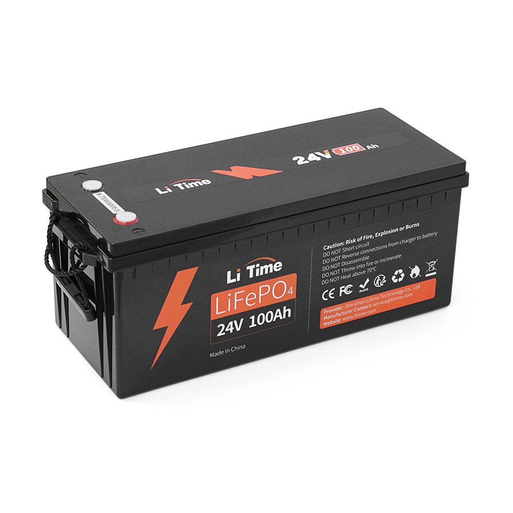 Акумуляторна батарея Li-TIME LiFePO4  25.6V 100Ач 2560Wh (100/100A)  532*207*215мм Київ - фото 1