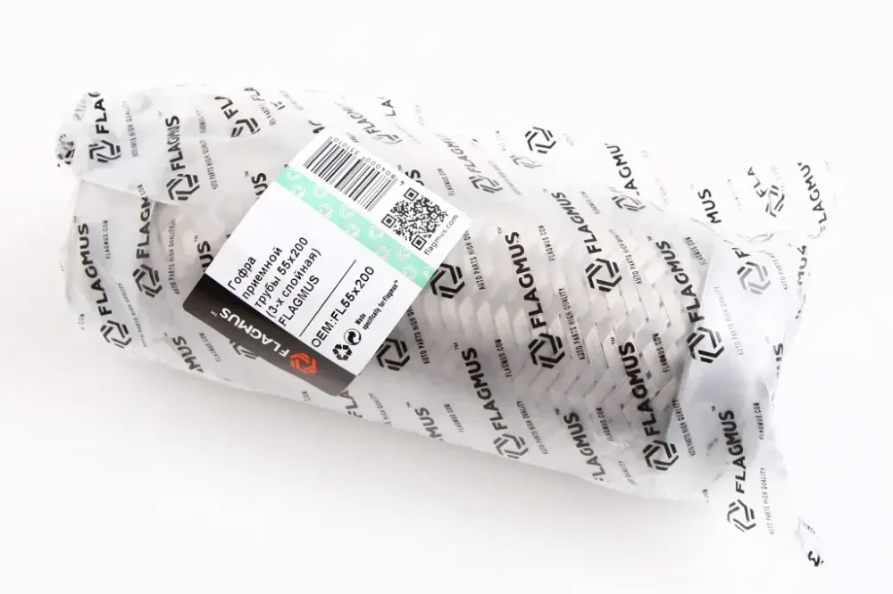 Гофра глушителя 55*200 3-слойная Flagmus Винница - изображение 3