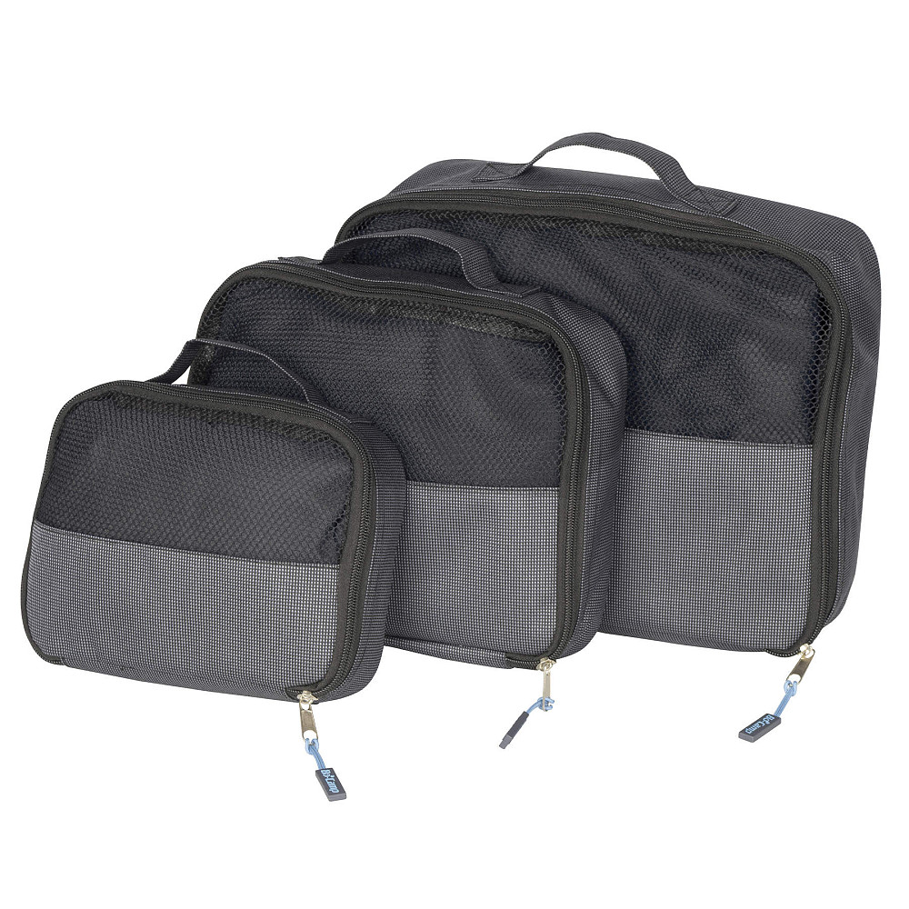 Набор органайзеров дорожных Bo-Camp Travel Pack Cube 3 pc Anthracite (7504370) Вінниця - фото 1