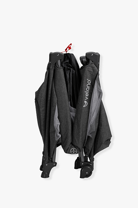 Ліжко-манеж дитяче VELANO Flexi, grey Київ - фото 8