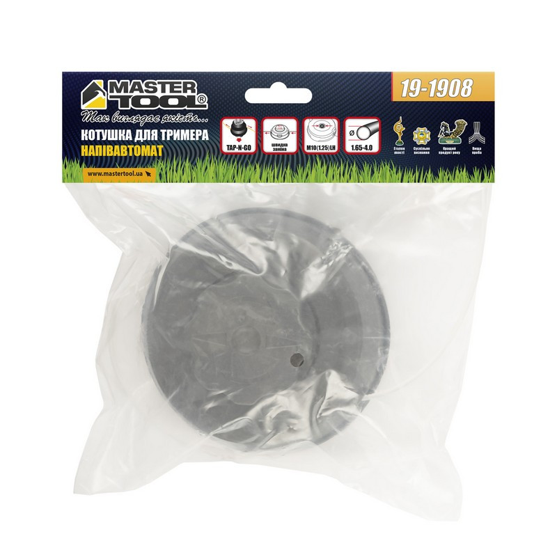 MASTERTOOL Котушка для тримера MASTERTOOL PROFI напівавтоматична M10х1.25 FLH легке завантаженн Коломия - фото 3
