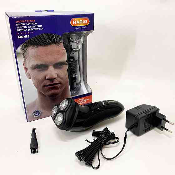 Акумуляторний прилад для видалення волосся, Професійна бритва для чоловіків, Бритва сітчаста професійна LR-64 Львів