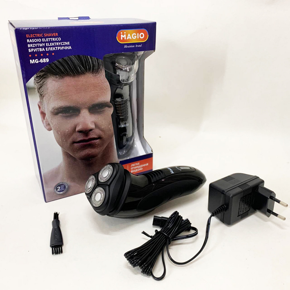Акумуляторний прилад для видалення волосся, Професійна бритва для чоловіків, Бритва сітчаста професійна LR-64 Львів - фото 5