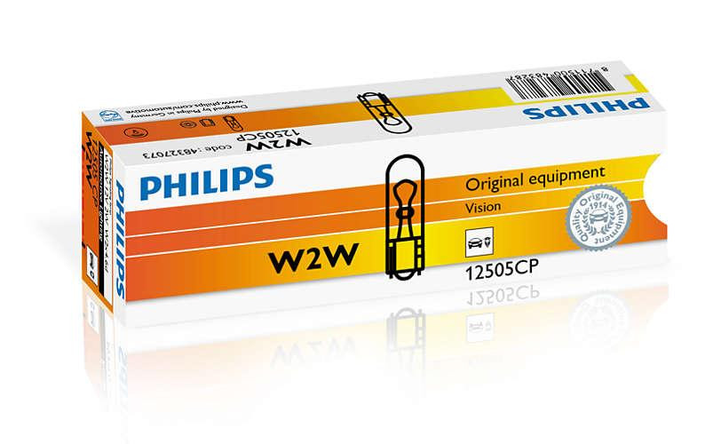 Автолампа ук. PHILIPS 12505CP W2W 12V 2W W2X4,6d Харьков - изображение 1