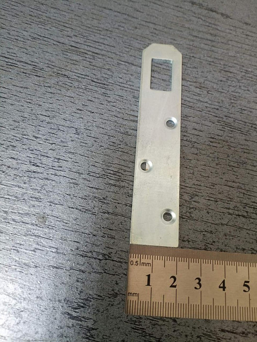 Вушко для підвішування меблів 100х20мм, оцинк білий "Mark" Київ - фото 2