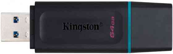 Flash Drives Kingston DataTraveler Exodia 64GB USB 3.2 (DTX/64GB) Black/Teal (6622892) Киев