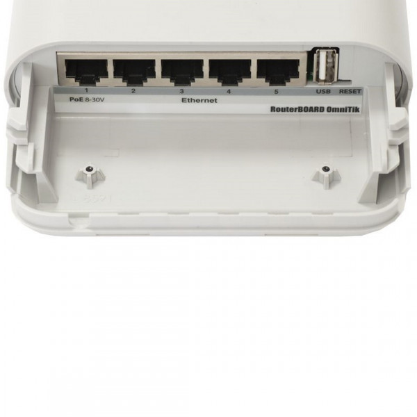 Точка доступу Mikrotik RB OmniTIK 5HnD, 7.5dBi Integrated AP, 5Ghz Dual chain, 5xEthern (RBOmniTikU-5HND) Київ - фото 3