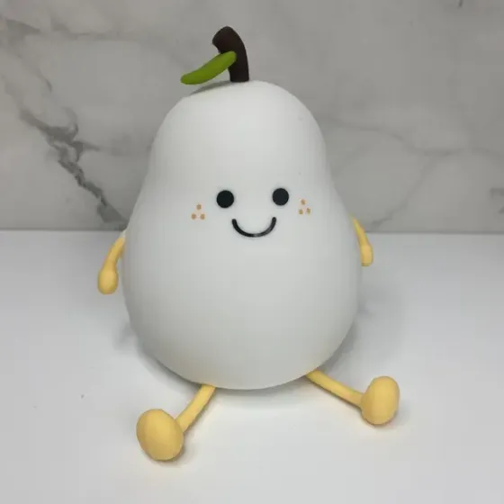 Детский светильник ночник аккумуляторный силиконовый "Груша" LED L40 Коломия