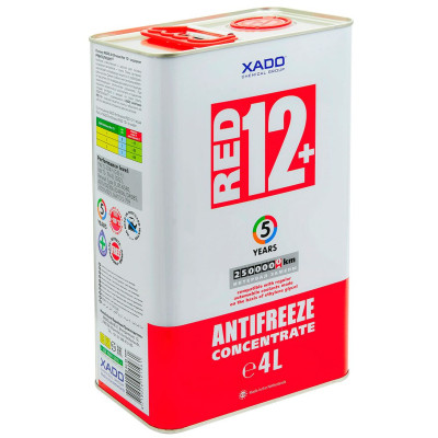 Антифриз Xado Red 12+ 4л (XA 50301_1) Винница - изображение 1