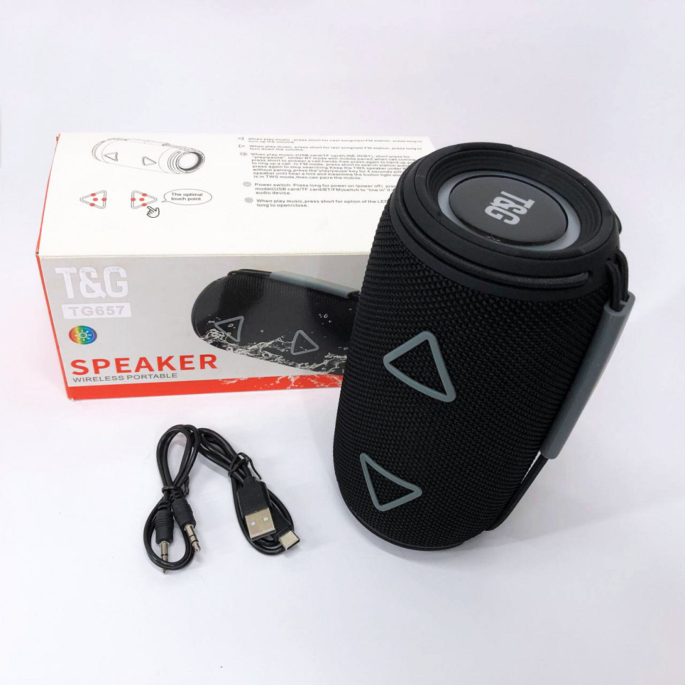 Портативна колонка portable wireless speaker TG657, Bluetooth колонка радіо на ремені LZ-80 Івано-Франківськ - фото 5