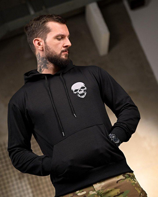 Милитари Худи Донецька область black РП7406 Одеса - фото 5