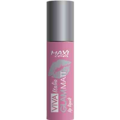 Помада для губ Maxi Color Viva Italia Glam Matt Lip Liquid 02 (4823097114698) Винница