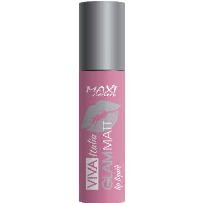 Помада для губ Maxi Color Viva Italia Glam Matt Lip Liquid 02 (4823097114698) Винница - изображение 1