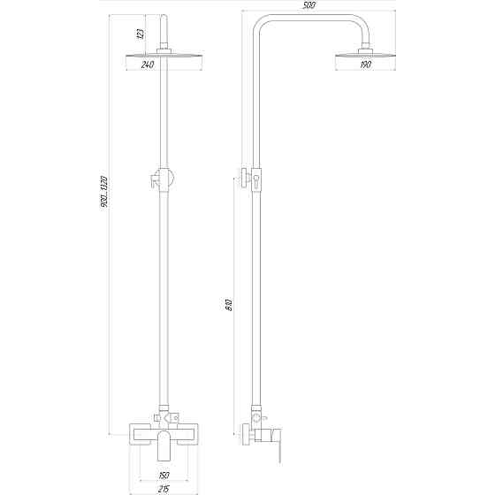 Душевая система TOPAZ SARDINIA TS 08702-H19 Киев