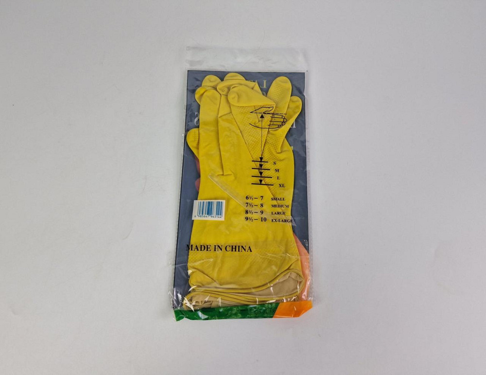 Рукавиці господарські гумові латексні "LATEX GLOVES" (розмір S) (1 пачка) Харків - фото 2