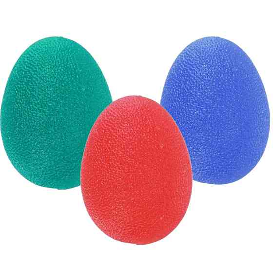 Набір силіконових еспандерів-яйце тренажер для кисті PowerPlay PP-4340 набір 3 шт Київ