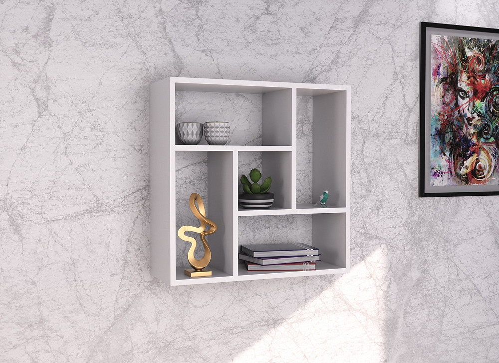 Полиця навісна П-3, Білий, 610/230/610 Львів - фото 2