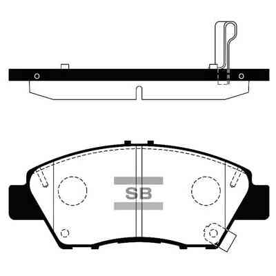 Гальмівні колодки HI-Q SP1463 Вінниця