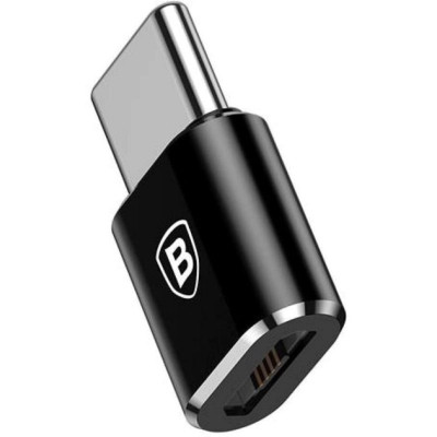 Переходник Micro USB F To USB-C M Adapter Black Baseus (CAMOTG-01) Винница - изображение 1
