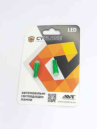 Лампочка у щиток T5-003 LED 1W COB 12V Green Вінниця