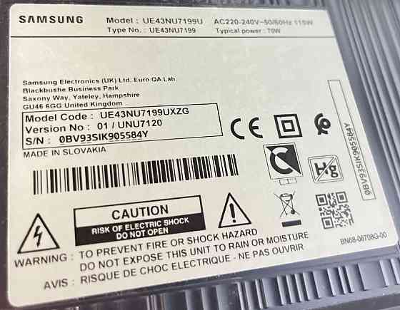 Телевизор Samsung 4K, Ultra HD, Smart TV, Wi-Fi Киев