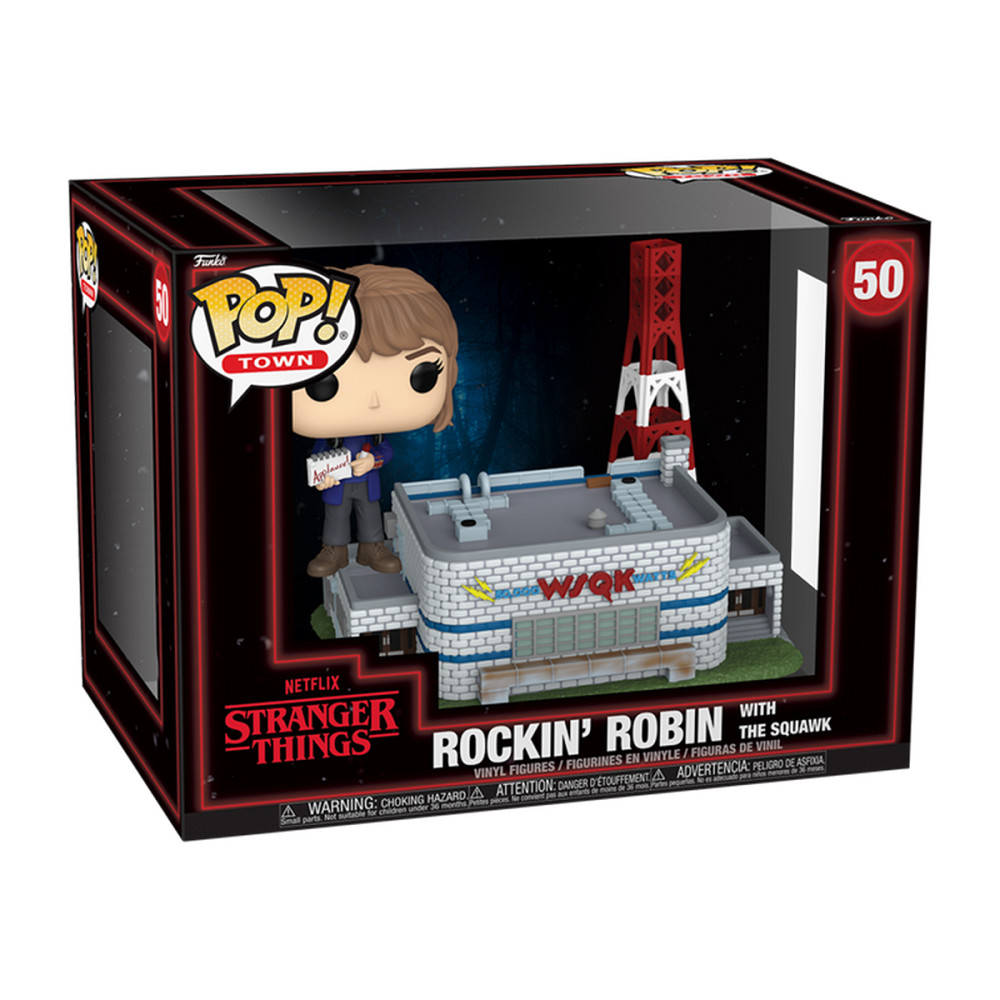 Набір ігрових фігурок Funko Pop! Town – Робін з радіостанцією WSQK Днепр - изображение 4