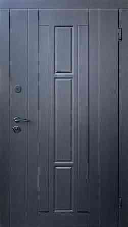 Вуличні двері Форт-М, модель ТРОЯНА комплектація "КОМФОРТ" колір венге темний Київ