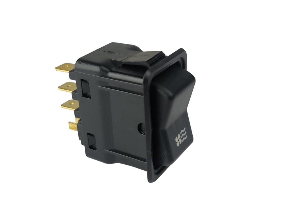 Кнопка вентилятора печки ГАЗ 3110 (5 контактов) (клавиша) Мукачево - изображение 1