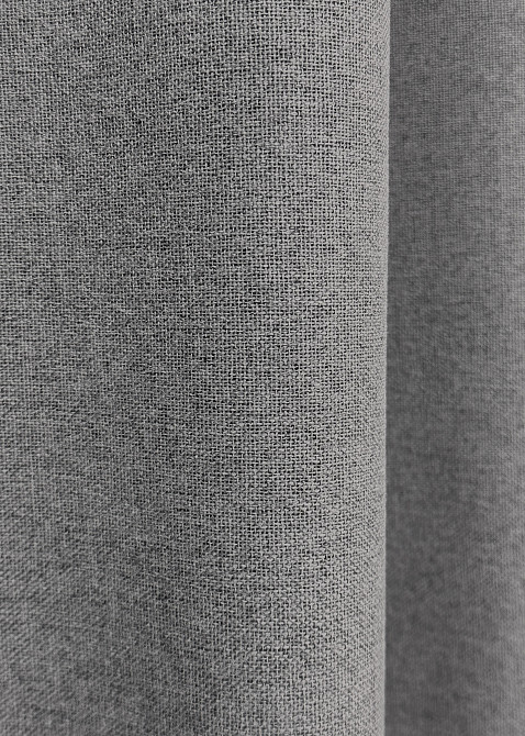 Премиум шторная ткань blackout 100%, двусторонняя, коллекция «ASHEN NIGHT» цвет серый 1851ш Киев - изображение 4