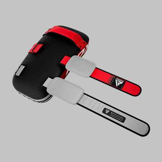 Пади для тайського боксу RDX T1 Curved Thai Kick Pad Red (1 шт.) Кам'янське